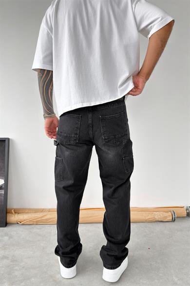Füme Patch Detaylı Baggy Pantolon