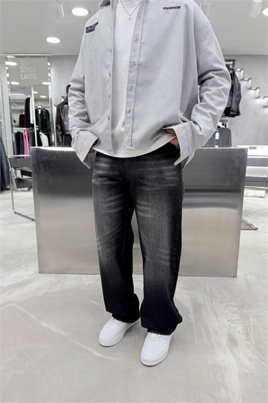 Füme Soft Degrade Basic Baggy Pantolon