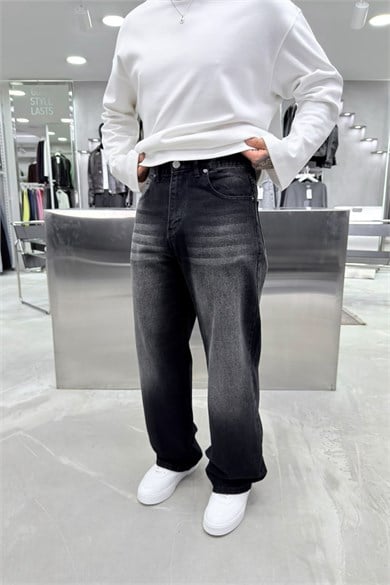 Füme Soft Degrade Basic Baggy Pantolon