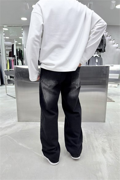 Füme Soft Degrade Basic Baggy Pantolon