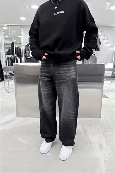 Füme Soft Degrade Premium Süper Baggy Pantolon