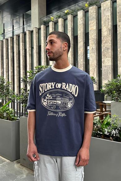 Füme Story Radio PM Oversize Tişört