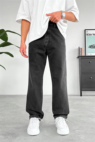 Füme Yan Cepli Basic Baggy Pantolon