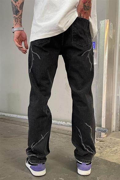 Füme Yıldırım Detay Dif Loose Fit Jean