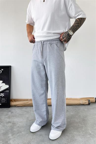Gri Basic Baggy Eşofman