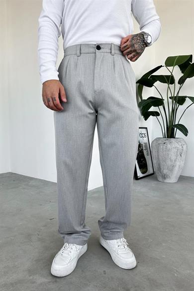 Gri Basic Premium Kumaş Pantolon