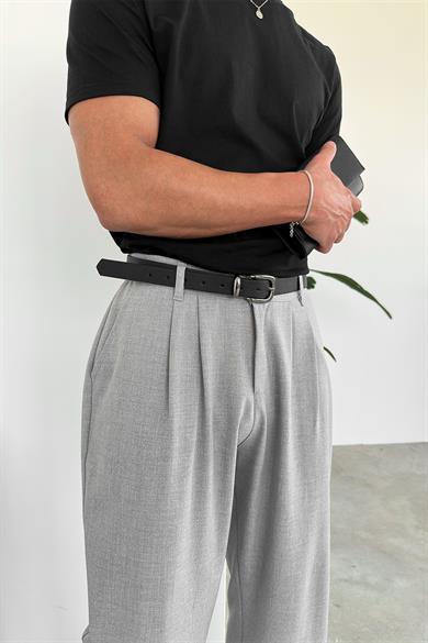 Gri Basic Premium Kumaş Pantolon