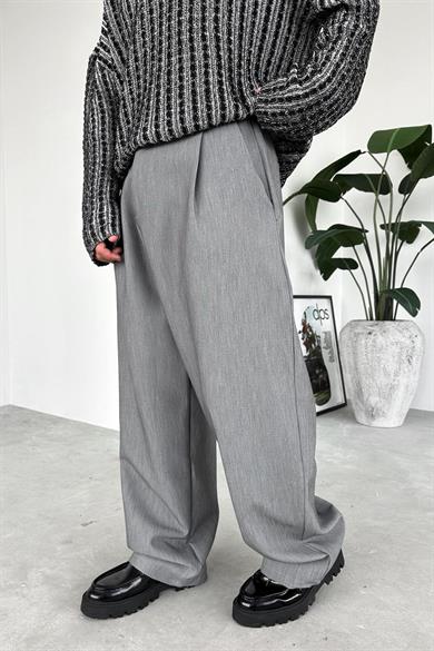 Gri Basic Premium Kumaş Pantolon