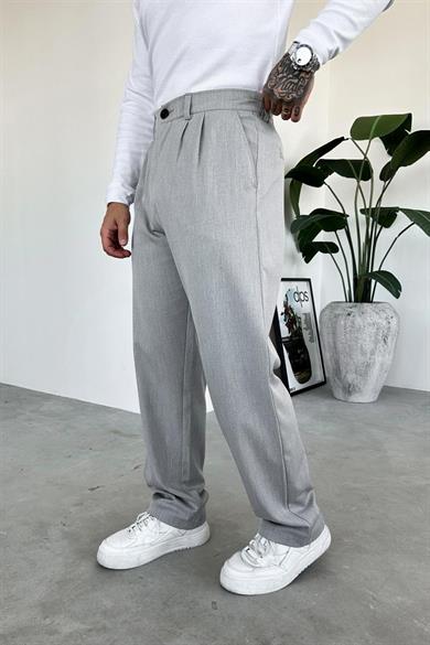 Gri Basic Premium Kumaş Pantolon