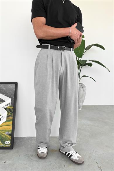 Gri Basic Premium Kumaş Pantolon