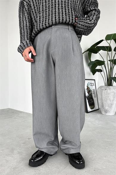 Gri Basic Premium Kumaş Pantolon