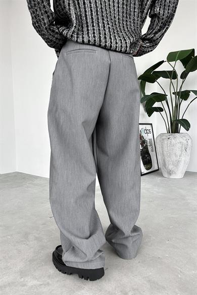 Gri Basic Premium Kumaş Pantolon