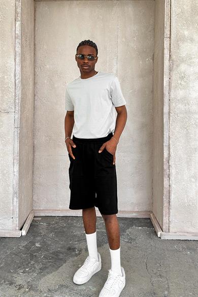 Gri Basic Premium Regular Fit Tişört