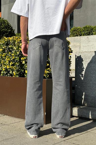 Gri Dokulu  016 GD Baggy Pantolon