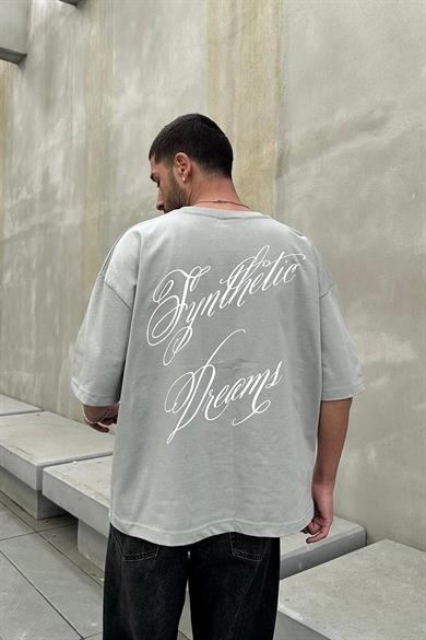 Gri Dreams OUTPLENTY PREMİUM Oversize Tişört