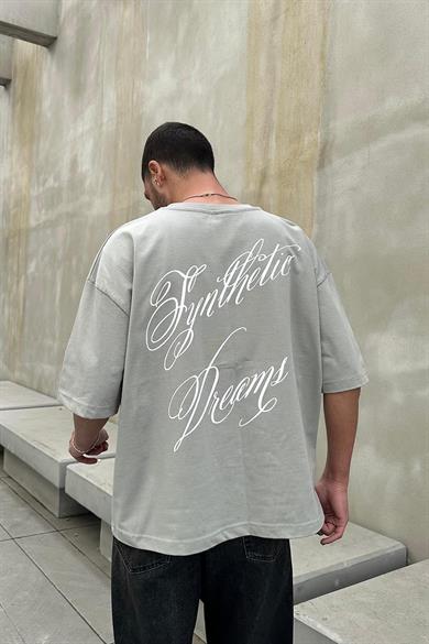 Gri Dreams OUTPLENTY PREMİUM Oversize Tişört