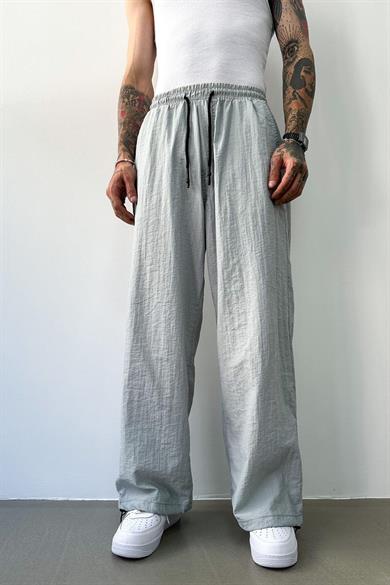 Gri GRJ Paça Ayarlanabilir Paraşüt Baggy Pantolon