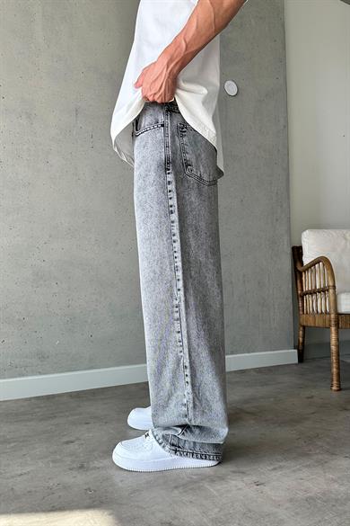Gri Kar Yıkama R24 DL Old School Baggy Pantolon
