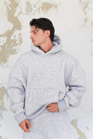 Gri Melanj Cozy Basic Oversize Sweatshirt