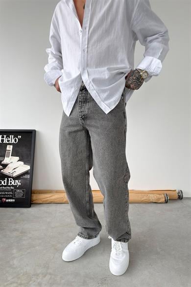 Gri Premium Basic Regular Pantolon