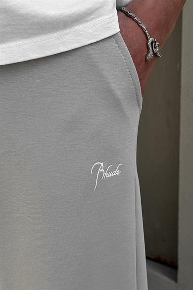 Gri Rhude OUTPLENTY PREMİUM Paçası Ayarlanabilir Baggy Eşofman