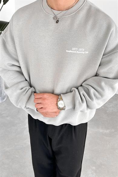 Gri Running Club Oversize Sweatshirt