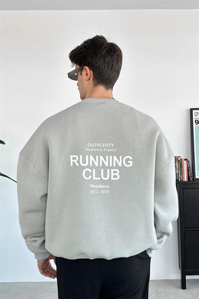 Gri Running Club Oversize Sweatshirt