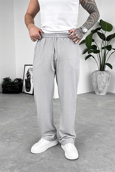 Gri Sandy Comfort Baggy Pantolon