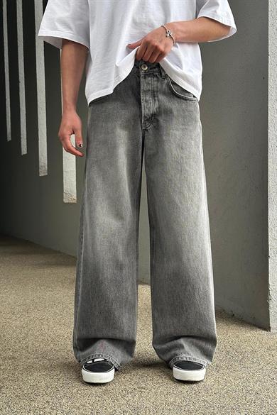 Gri Soft Degrade  023 GD Ekstra Bol Baggy Pantolon