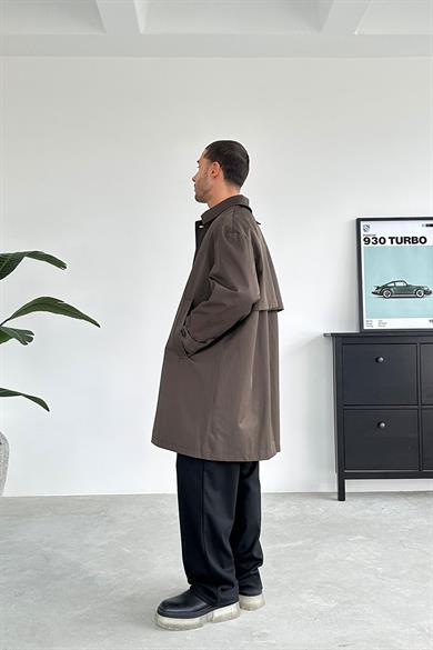 Haki Basic Oversize Trençkot