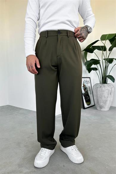 Haki Basic Premium Kumaş Pantolon
