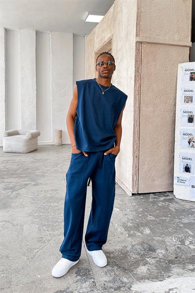 İndigo Cozy Premium Pileli Baggy Eşofman