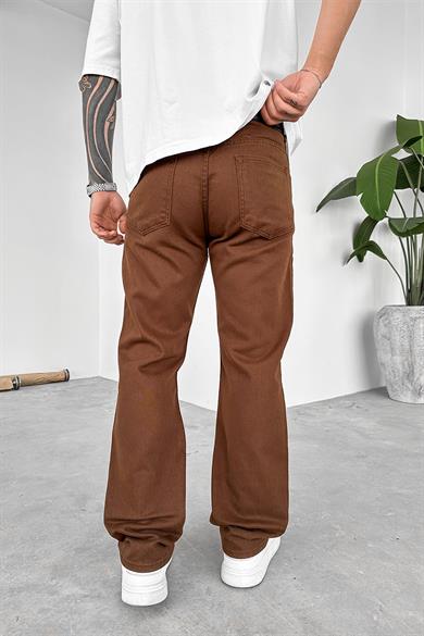 Kahverengi Basic Premium Baggy Pantolon