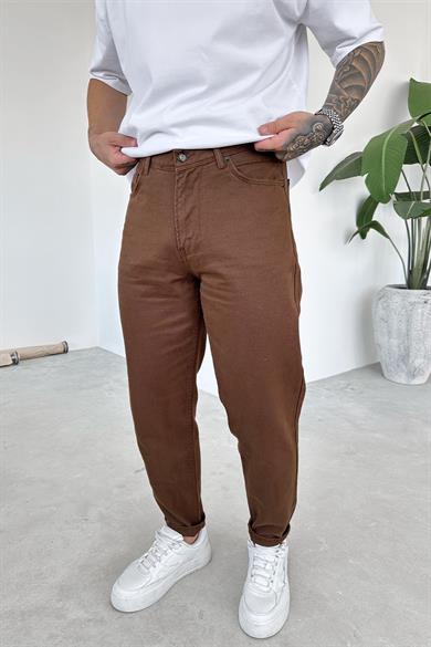 Kahverengi Basic Premium Regular Pantolon