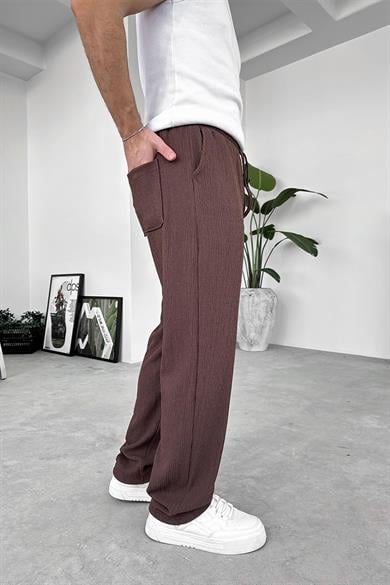 Kahverengi Breeze Soft Baggy Pantolon