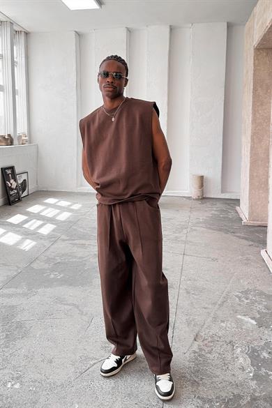 Kahverengi Cozy Premium Basic Atlet