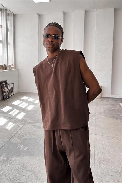 Kahverengi Cozy Premium Basic Atlet