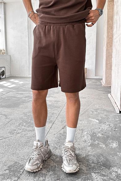 Kahverengi Cozy Premium Basic Şort