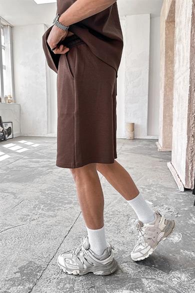 Kahverengi Cozy Premium Basic Şort