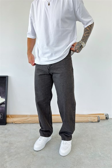 Kahverengi Premium Tasarım Baggy Fit Pantolon