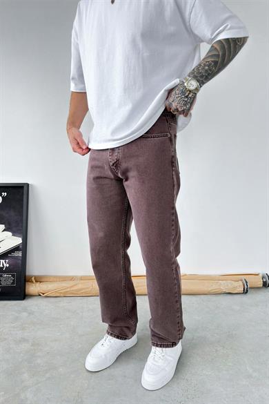 Kahverengi Soft Degrade Baggy Pantolon