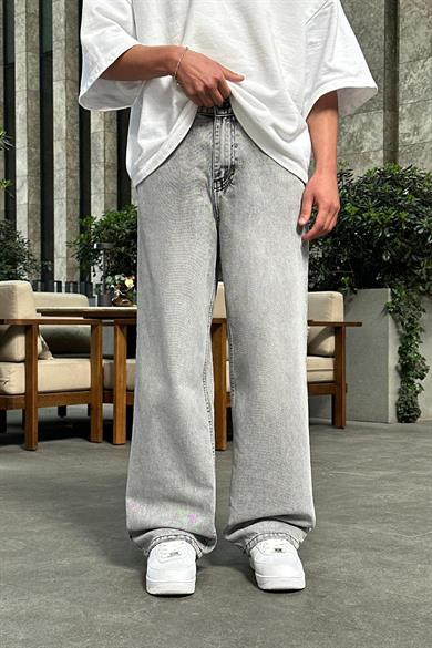 Kar Yıkama Dokulu  R24 DL Old School Baggy Pantolon