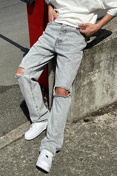 Kar Yıkama Kar Yıkama Diz Yırtık Detay GD 36 Baggy Pantolon