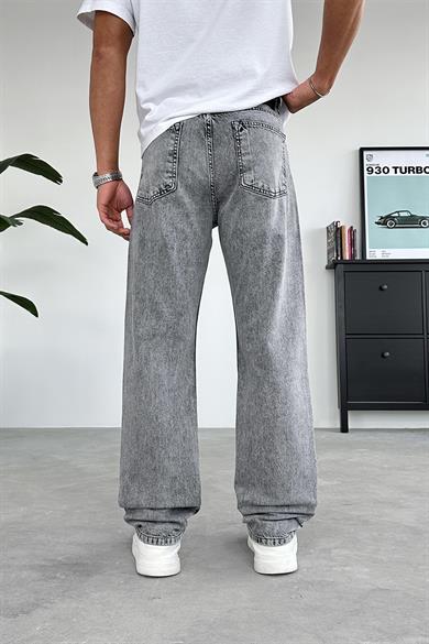 Kar Yıkama Minimal Yırtık Detay Baggy Pantolon