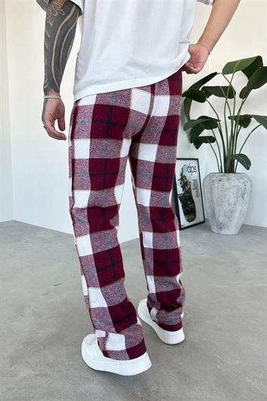 Kırmızı Çizgili Unisex Relaxed Pijama