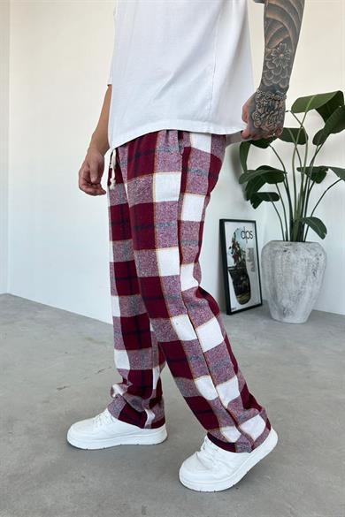 Kırmızı Çizgili Unisex Relaxed Pijama