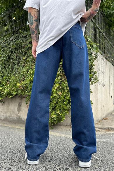 Kot Orjinal Kot Mavi Cep Çizgi Detay GD 35 Baggy Pantolon