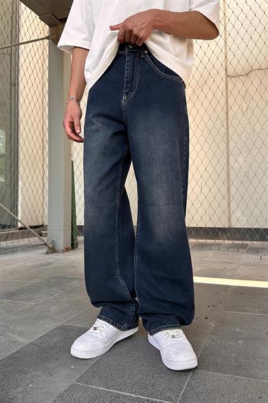 Koyu Mavi 01 GO Ekstra Bol Baggy Pantolon