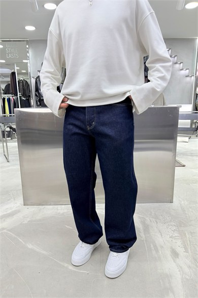 Koyu Mavi Basic Premium Regular Pantolon