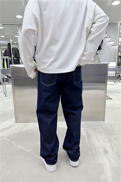 Koyu Mavi Basic Premium Regular Pantolon